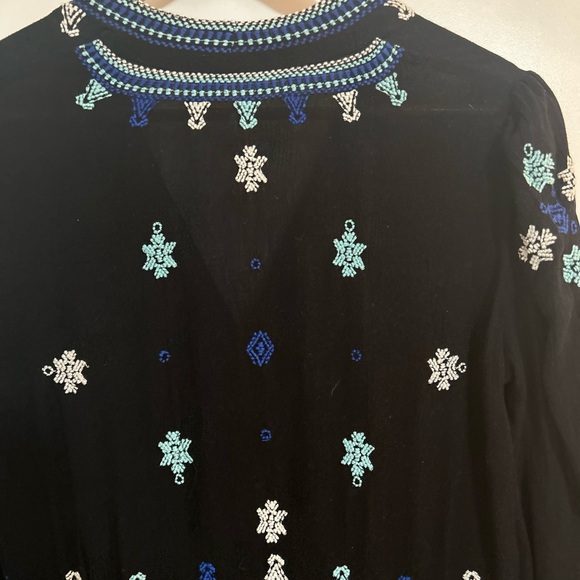 Women’s Free People Mini Dress Sz: S/P Black & Multicolor - Picture 5 of 8